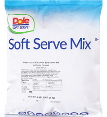 (S5-08) Dole - Soft Serve Mix - Watermelon 4.5lb (2.04 Kg) x 1 Bag