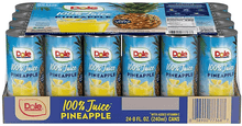 (S5-09) US -  Beverage - Dole 100% Pineapple Juice 8oz (240ml) x 24 cans (Buyer is responsible if drinks may leak during shipping and weather) - SugarMarket.ca