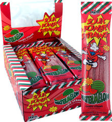 (S1-05) Sour Power Straws - Watermelon 1.75oz (50g) x 24 Units