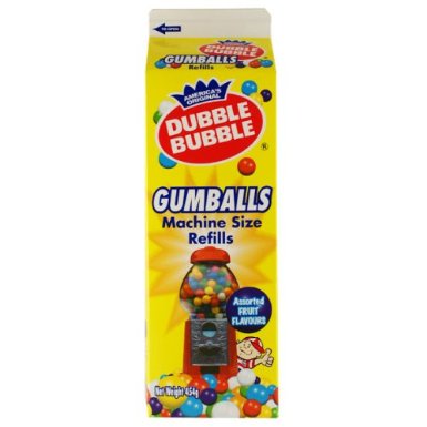 (S1-06) Dubble Bubble Gumball Refills Assorted Carton 20oz (567g) x 1 unit