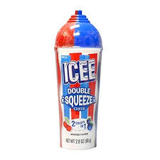 Single- 1 Unit x Koko Novelty ICEE Double Squeeze Candy 2.8 oz