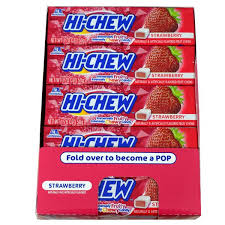 (S1-01) Box - TAIWAN -  Hi-Chew STRAWBERRY 1.76oz (50g) x 15 units