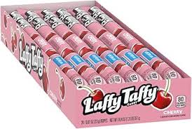 (S1-02) Box - MEXICO - Wonka Laffy Taffy Rope - Cherry x 24 units