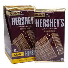 (S2-07) Box - US - Milk Chocolate Almonds Giant Bar -  7.37oz (208.93g) x 12 units