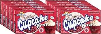 (S2-08) Box - Us - Theater Box Cookie Dough Red Velvet Cupcake Bites 3.1 oz (87.88g) x (x12 units)