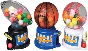 (S1-02) Box - Kidsmania Hot Sports Gumball Dispenser Machine x 12 units