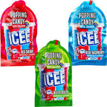 Bundle - 9 Units x Koko Novelty - ICEE Popping Candy Lollipop - Assorted 0.53oz (15g) Assorted