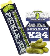 (S5-03) Box -  US - Van Holten - Freeze Pop Pickle Ice Flavored 2oz x 24 units (Buyer is responsible if Pickle Juice may leak during shipping)