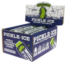 (S5-03) Box -  US - Van Holten - Freeze Pop Pickle Ice Flavored 2oz x 24 units (Buyer is responsible if Pickle Juice may leak during shipping)