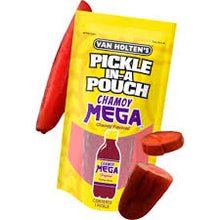 (S5-03) Box - Us - Van Holten - King Size Pickle-in-a-Pouch - Mega Chamoy  x 12 units (Buyer is responsible if Pickle Juice may leak during shipping)