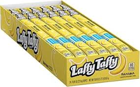 (S1-02) Box - MEXICO - Wonka Laffy Taffy Rope - Banana x 24 units