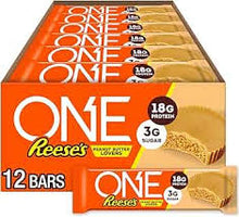 (S2-04) Box - US - One- REESES Peanut Butter Lovers Protein Standard Bar 2.12oz(60g) x 12 Units