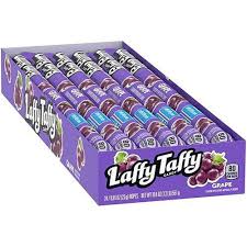 (S1-02) Box - MEXICO - Wonka Laffy Taffy Rope - Grape x 24 units