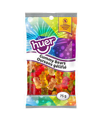 (S3-04) Box - Huer - PEG 75g Bag - Gummy Bears x 12 units