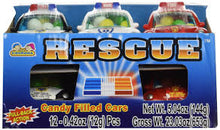 (S1-02) Box - CHINA - Kidsmania Rescue Candy Filled Cars x 12 units