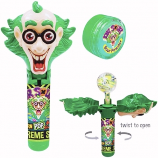 (S4-03) Dr Sour Twist & Turn Pop 11g x 6 Units