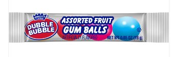 (S1-06) CANADA- Dubble Bubble Assorted Candy 4-Ball Tube X 36 Units