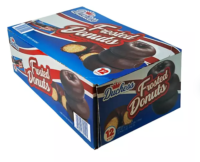 (S2-03) Duchess Mini Frosted Donuts 3oz (85g) x 12 Units