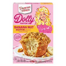 SINGLE - Duncan Hines - Dolly Parton - Banana Nut Flavored Muffin Mix 19.05oz (540g) x 1 unit