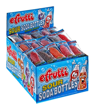 eFrutti Assorted Sour Soda Bottles .28 oz x 80 units