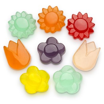 (S3-02) US - Albanese Bulk Shapes Awesome Blossoms 5LB x 1 Bag