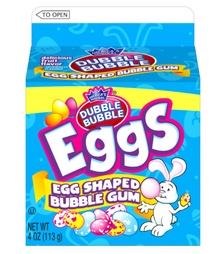 EASTER - Double Bubble Egg Milk Carton 4oz (113g) x 24 units