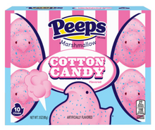 Easter - SINGLE - Peeps - Cotton Candy Flavored Marshmallow Chicks 10-PK 3oz (85g) x 1 unit