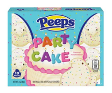 Easter - SINGLE - Peeps - Party Cake Flavored Marshmallow Chicks 10-PK 3oz (85g) x 1 unit