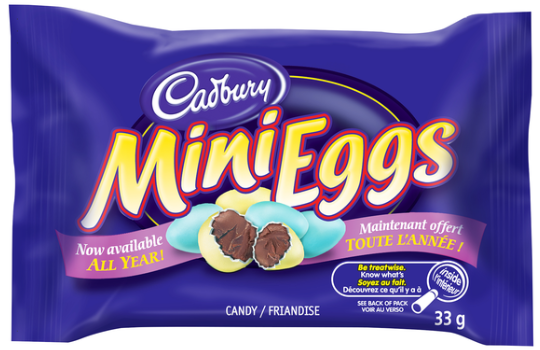 (S8-03) Easter - Cadbury Mini Eggs 33g x 24 Units
