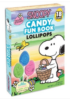 Easter - Peanuts(Snoopy) Lollipop Fun Book 3.17oz (89g) x 12 Units