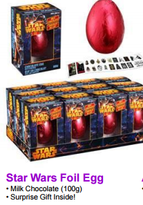 Easter -Chocolate Eggs-Star Wars 100gx12 (Start Ship Out: Feb 11, 2016)