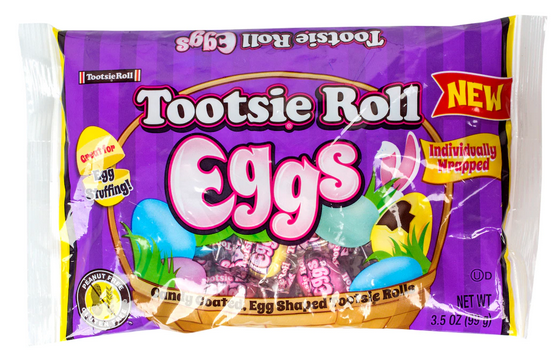 Easter - Tootsie Roll Eggs Bag 3.5 oz (99g) x 48 units