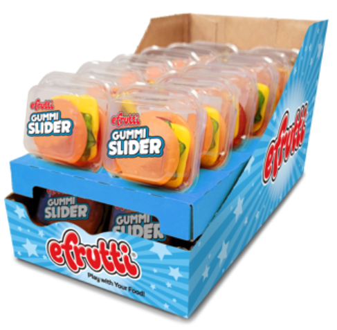 (S6-09) Box - Germany - efrutti Gummmi Sliders - 1.75oz (50g) x 24 units - SugarMarket.ca