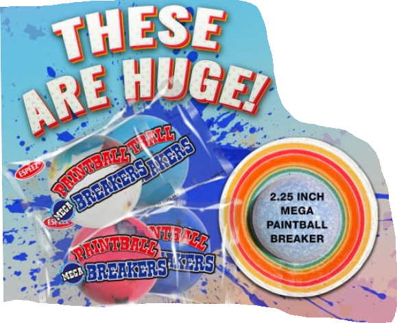 (S1-03) China - Espeez Paintball Breakers - Mega 2.25 Inch x 18 Units