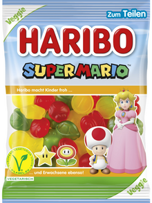 Single - EUROPE - HARIBO SUPER MARIO - VEGGIE 175G X 1 BAG