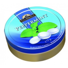 Europ - Waterbridge TRAVEL TINS - PEPPERMINT 175G x 12 units (Made in Germany)