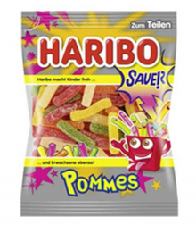 EUROPE Haribo - SOUR APPLE (Pommes) 100G x 24 units