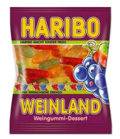 EUROPE Haribo - WINE GUM (Weinland) 100G x 30 units