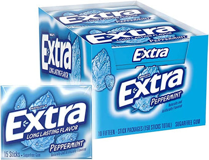 (S1-06) US - Gum - Wrigley Extra Peppermint (x10 units)