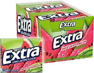 (S1-09)  US - Gum - Wrigley Extra Sweet Watermelon (x10 units) - SugarMarket.ca