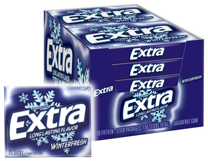 (S1-06) Box - US - Gum - Wrigley Extra Winterfresh (x10 units) - SugarMarket.ca