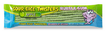 (S1-06) MEXICO - Face Twisters - Bubble Gum - Green Apple 2oz (56g) x 12 units