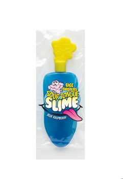 (S1-07) China - Face Twisters Sour Tongue Slime- Blue Ras/Chry 1.4 oz(40g) x 24 Units