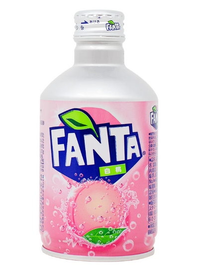 (S5-09) Box - Beverage - Fanta - White Peach 300ml x 24 Units (Buyer is responsible if drinks may leak during shipping and weather)(Best Before March,2026)