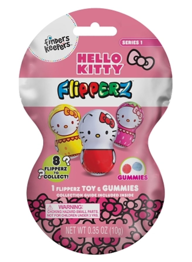 (S7-03) Canada - Finders Keepers - Hello Kitty Flipperz With Gummy 0.7oz (20g) x 24 units