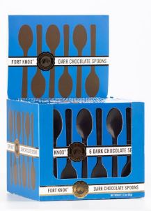 XMAS Fort Knox Dark Chocolate Spoons (6PK) - 2.12oz (60g) x 12 Units