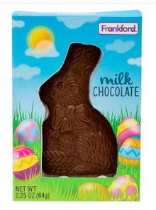 (S4-03 Easter - Frankford Milk Chocolate Rabbit 2.25oz (64g) x 18 Units