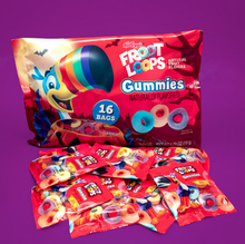 (S7-11) SINGLE - Halloween - Froot Loops Gummies 16 Packs - 6.72oz (191g) x 1 Bag