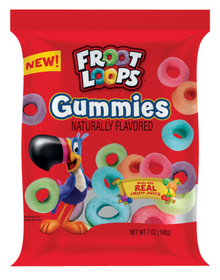 (S6-09) Turkey - Froot Loops - Gummies 7oz (198g) x 16 units