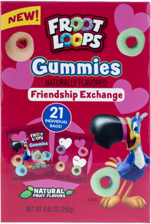 (S7-02) Froot Loops Gummies - Friendship Exchange 21-PK (250g) x 6 Boxes